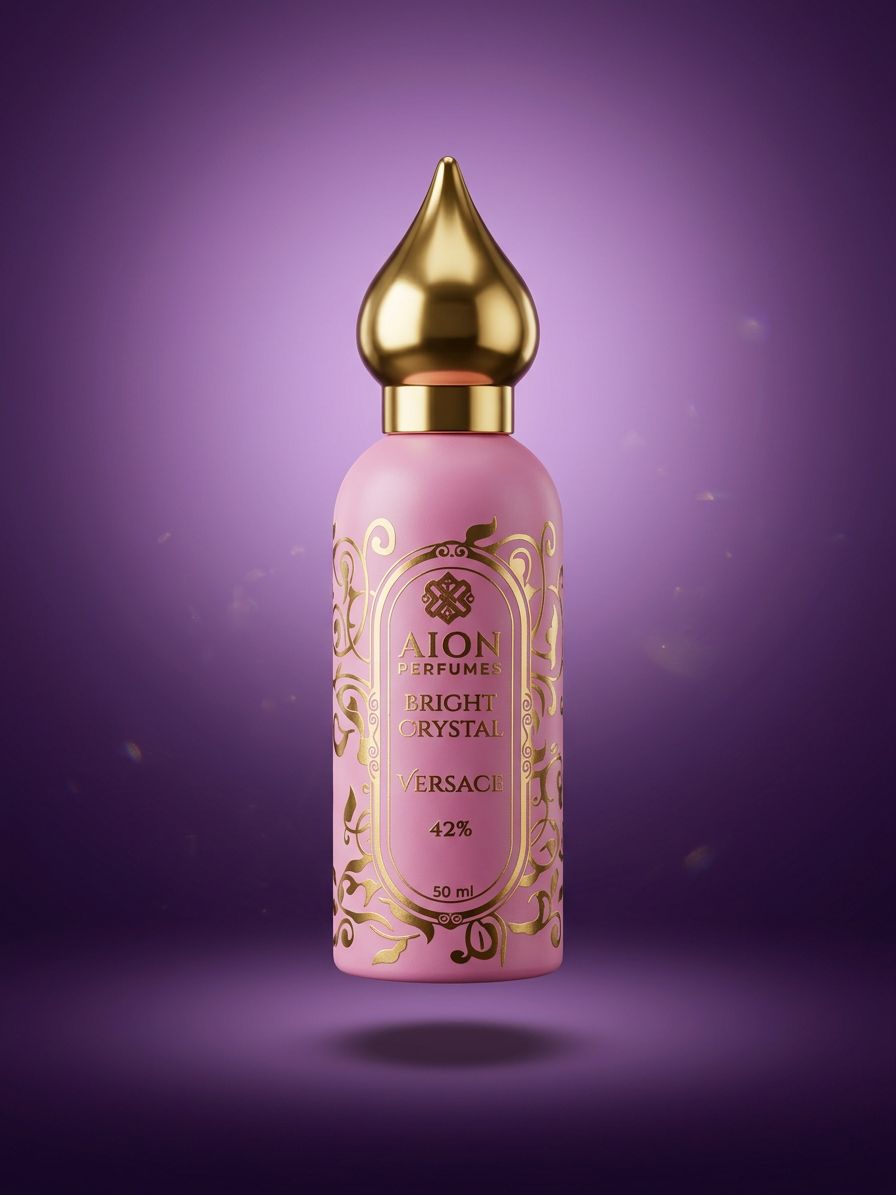 Frasco de perfume con estética minimalista